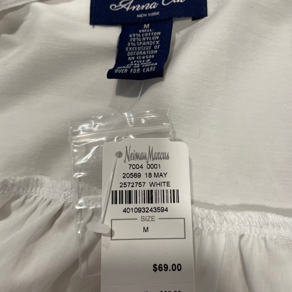 Anna Cai button down blouse BRAND NEW SZ M - Picture 6 of 7